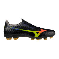 Mizuno Alpha III Select Gras Football Boots (FG) Black Lava Orange