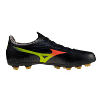 Mizuno Alpha III Select Gras Football Boots (FG) Black Lava Orange