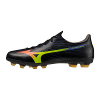 Mizuno Alpha III Select Gras Football Boots (FG) Black Lava Orange