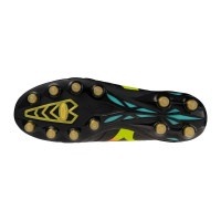 Mizuno Morelia Neo V Beta Pro Grass Football Boots (FG) Black Lava Orange
