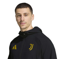 adidas Juventus Tiro Travel Training Jacket 2026-2027 Black Gold