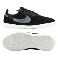 Nike Street Gato Chaussures de Foot Street Enfants Noir Gris Blanc