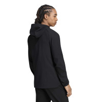 adidas Arsenal Tiro Travel Training Jacket 2026-2027 Black Red