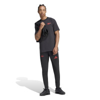 adidas Arsenal Tiro Travel Training pants 2026-2027 Black Red