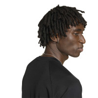 adidas Tech Trefoil Essential T-Shirt Zwart Zilver