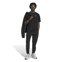 adidas Tech Trefoil Essential T-Shirt Zwart Zilver