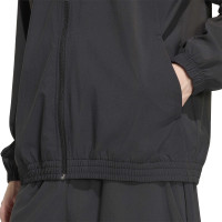 adidas Tech Essential Woven Trainingspak Zwart Zilver
