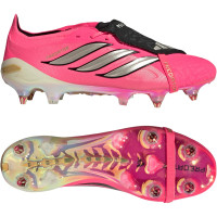 adidas Predator Elite FT Iron Stud Football Boots (SG) Hot Pink Silver Grey Black Gold