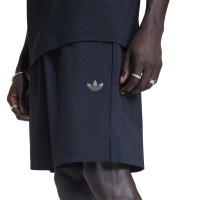 adidas Tech Trefoil Essential Woven Training Short Dark Blue Silver