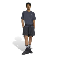 adidas Tech Trefoil Essential T-Shirt Dark Grey Silver