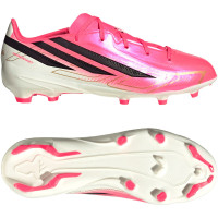 adidas F50 Hyperfast League Gras Football Boots (FG) Kids Hot Pink Black Gold White