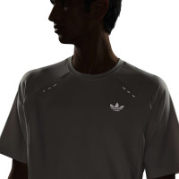 adidas Tech Trefoil Essential T-Shirt Lichtgrijs Zilver