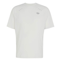 adidas Tech Trefoil Essential T-Shirt Lichtgrijs Zilver