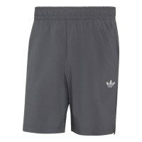 adidas Tech Trefoil Essential Woven Trainingsbroekje Donkergrijs Zilver