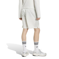 adidas Tech Trefoil Essential Woven Trainingsbroekje Lichtgrijs Zilver