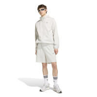 adidas Tech Trefoil Essential Woven Trainingsbroekje Lichtgrijs Zilver