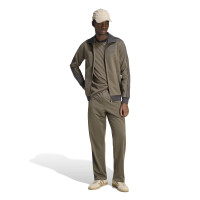adidas Classic Trainingsjack Donkerbruin Donkergrijs