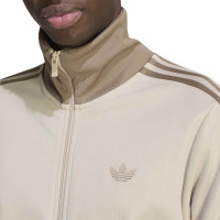 adidas Classic Full-Zip Tracksuit Beige Brown