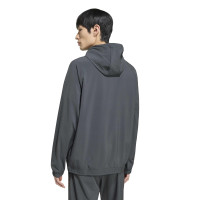 adidas Tech Essential Woven Trainingspak Donkergrijs Zilver