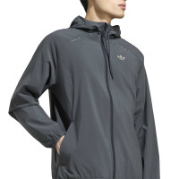 adidas Tech Essential Woven Trainingspak Donkergrijs Zilver
