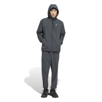 adidas Tech Essential Woven Trainingspak Donkergrijs Zilver