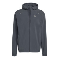 adidas Tech Essential Woven Trainingspak Donkergrijs Zilver