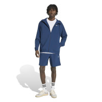 adidas Tech Trefoil Essential Woven Training Short Dark Blue