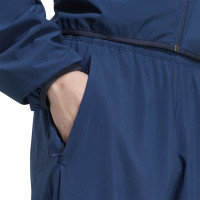 adidas Tech Essential Woven Trainingspak Donkerblauw Zilver