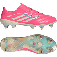 adidas Copa Pure IV Elite Iron Stud Football Boots (SG) Hot Pink Silver White
