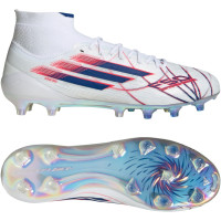 adidas F50 Sparkfusion Elite Gras / Kunstgras Voetbalschoenen (MG) Dames Wit Blauw Rood