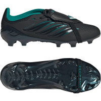 adidas Predator Elite EQT Gras Voetbalschoenen (FG) Kids Zwart Groen