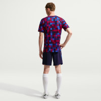 Nike FC Barcelona Pre-Match Trainingsshirt 2026-2027 Rood Donkerblauw Geel