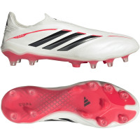 adidas Copa Pure IV Elite Laceless Grass Football Boots (FG) White Black Red