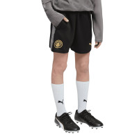 PUMA Manchester City Trainingsbroekje 2026-2027 Kids Zwart Donkergrijs Goud