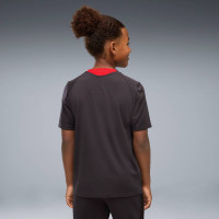 PUMA AC Milan Training Shirt 2026-2027 Kids Dark Grey Red