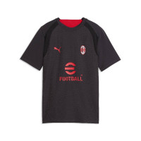 PUMA AC Milan Training Shirt 2026-2027 Kids Dark Grey Red
