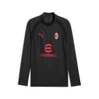 PUMA AC Milan Tracksuit 1/4-Zip 2026-2027 Dark Grey Red