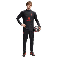 PUMA AC Milan Tracksuit 1/4-Zip 2026-2027 Dark Grey Red