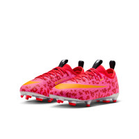 Nike Mercurial Vapor 17 Academy x LEGO® Gras Voetbalschoenen (FG) Kids Rood Roze Oranje