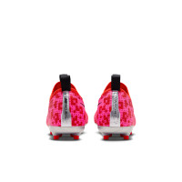 Nike Mercurial Vapor 17 Academy x LEGO® Gras Voetbalschoenen (FG) Kids Rood Roze Oranje