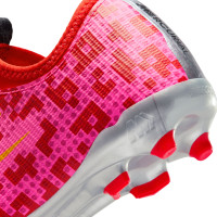 Nike Mercurial Vapor 17 Academy x LEGO® Gras Voetbalschoenen (FG) Kids Rood Roze Oranje