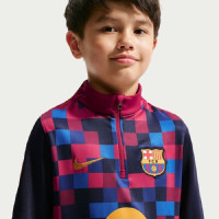 Nike FC Barcelona Strike Pre-Match Training sweater 1/4-Zip 2026-2027 Kids Red Dark Blue Yellow