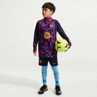 Nike FC Barcelona Strike Pre-Match Training sweater 1/4-Zip 2026-2027 Kids Red Dark Blue Yellow