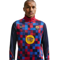 Nike FC Barcelona Strike Pre-Match Training sweater 1/4-Zip 2026-2027 Red Dark Blue Yellow