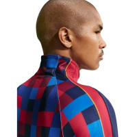Nike FC Barcelona Strike Pre-Match Training sweater 1/4-Zip 2026-2027 Red Dark Blue Yellow