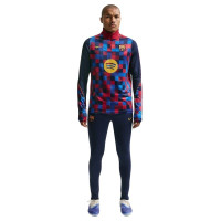 Nike FC Barcelona Strike Pre-Match Training sweater 1/4-Zip 2026-2027 Red Dark Blue Yellow
