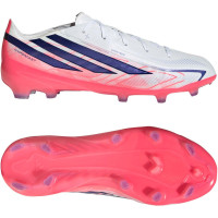 adidas F50 Hyperfast Elite Gras Football Boots (FG) Kids White Purple Pink