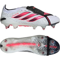 adidas Predator Elite FT Iron Stud Football Boots (SG) White Black Pink