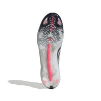 adidas Predator Elite Veterloze Gras Voetbalschoenen (FG) Wit Zwart Roze
