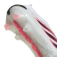 adidas Predator Elite Veterloze Gras Voetbalschoenen (FG) Wit Zwart Roze